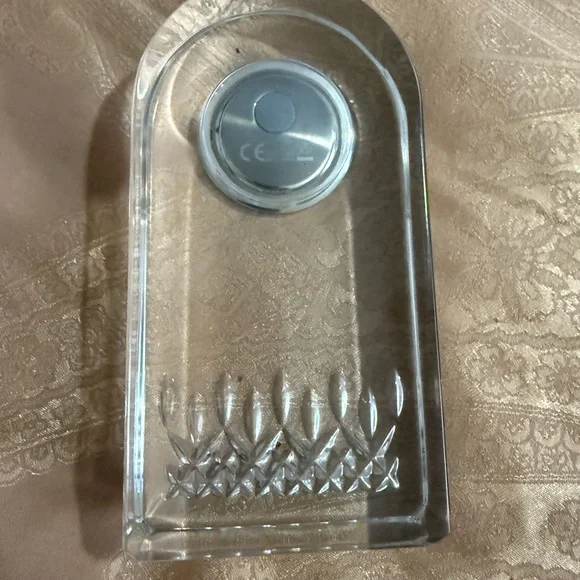 Waterford Crystal Silver Wall Clock